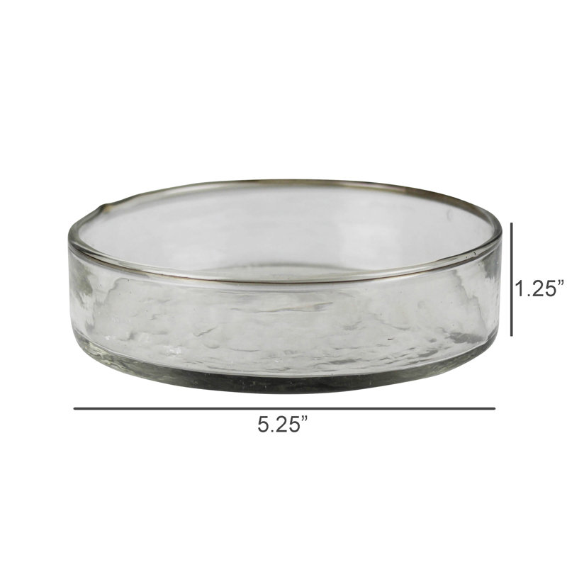 Sous-verre en verre - 5 po