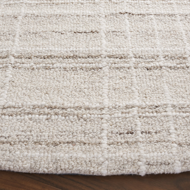Matiah 501 Area Rug In Beige / Ivory, Round 6'