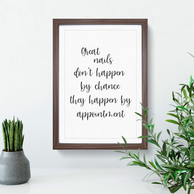 Great Nails - Framed Print