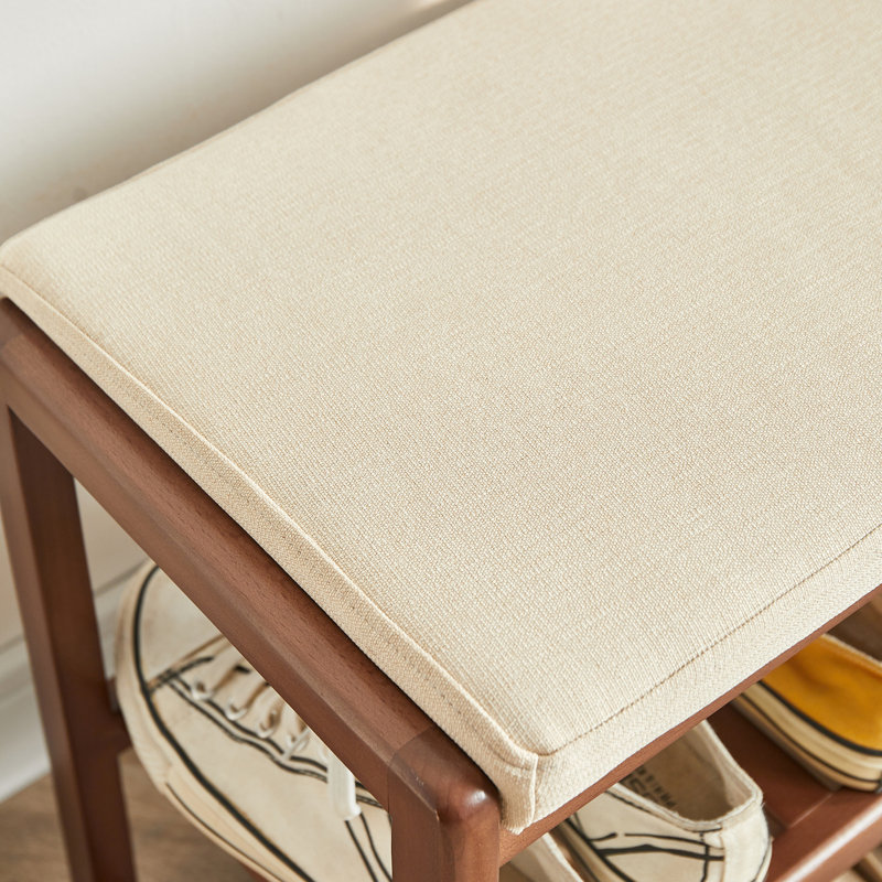 Solid Wood Shoe Bench