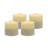 Set of Four Ivory Flameless Tealight Candle