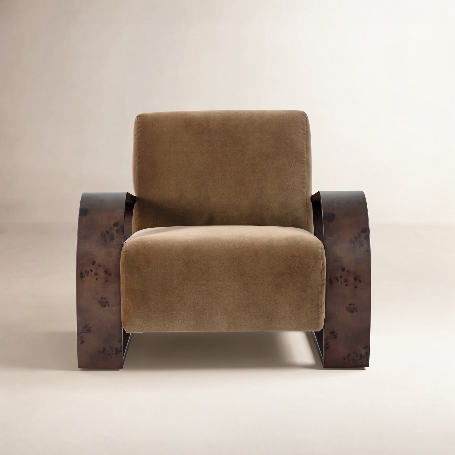 Everly Quinn Velvet Accent Chair