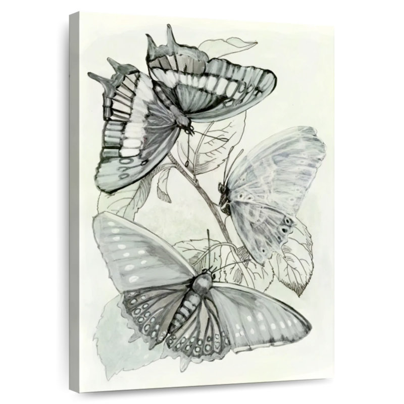 Brampt Butterfly Medley I, 51" H x 34" W