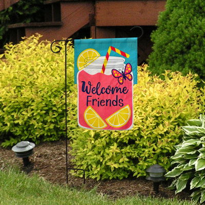Lemonade Friends Garden Flag