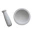 Mortier et pilon en marbre