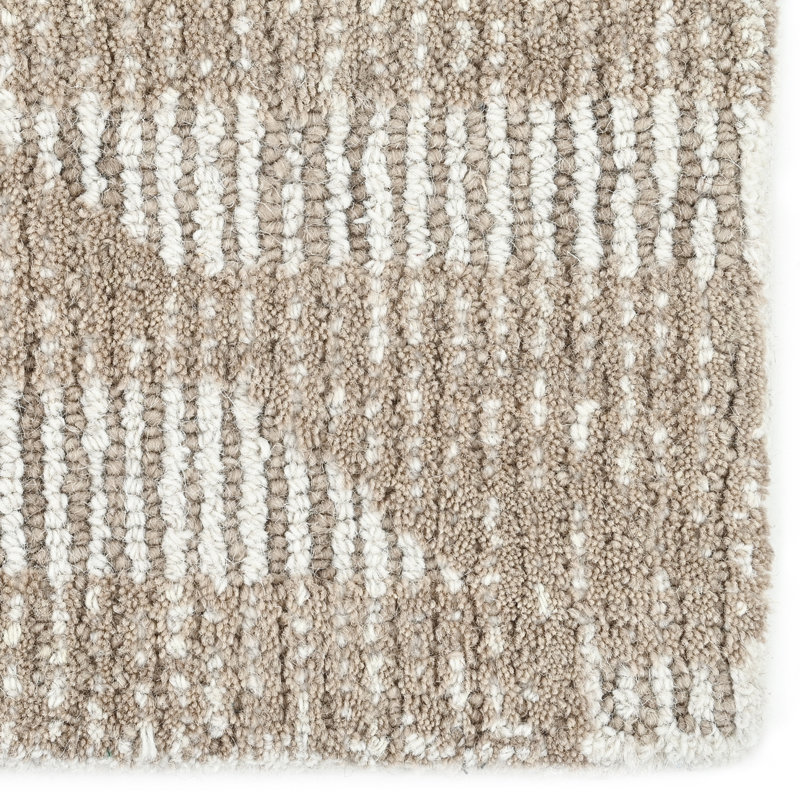 Hazen Handmade Wool Geometric Area Rug, Rectangle 3' x 5'