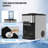 44Lbs Countertop Ice Maker with Hot/Cold Water Dispenser, Self-Cleaning Black