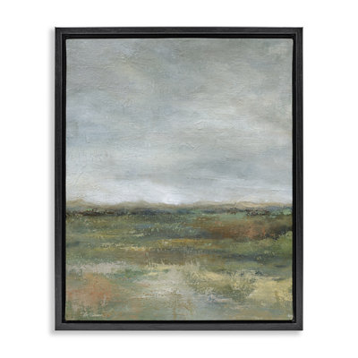 Cadre flottant Lush Desert Sunrise View, design par Carol Robinson