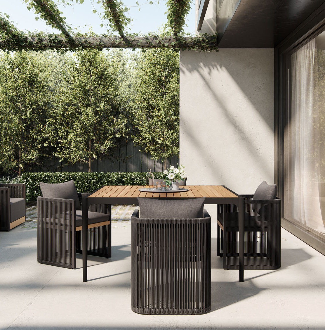 Fifer 59" Patio Dining Table