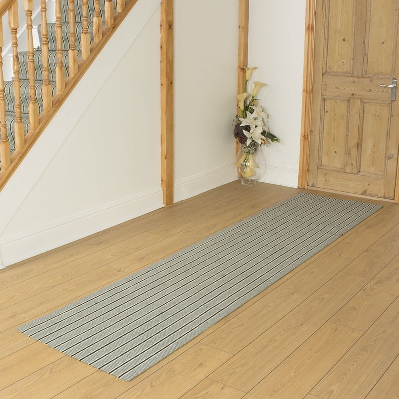 Acuna Striped Hand Woven Indoor / Outdoor Area Rug, Runner 69cm x 360cm