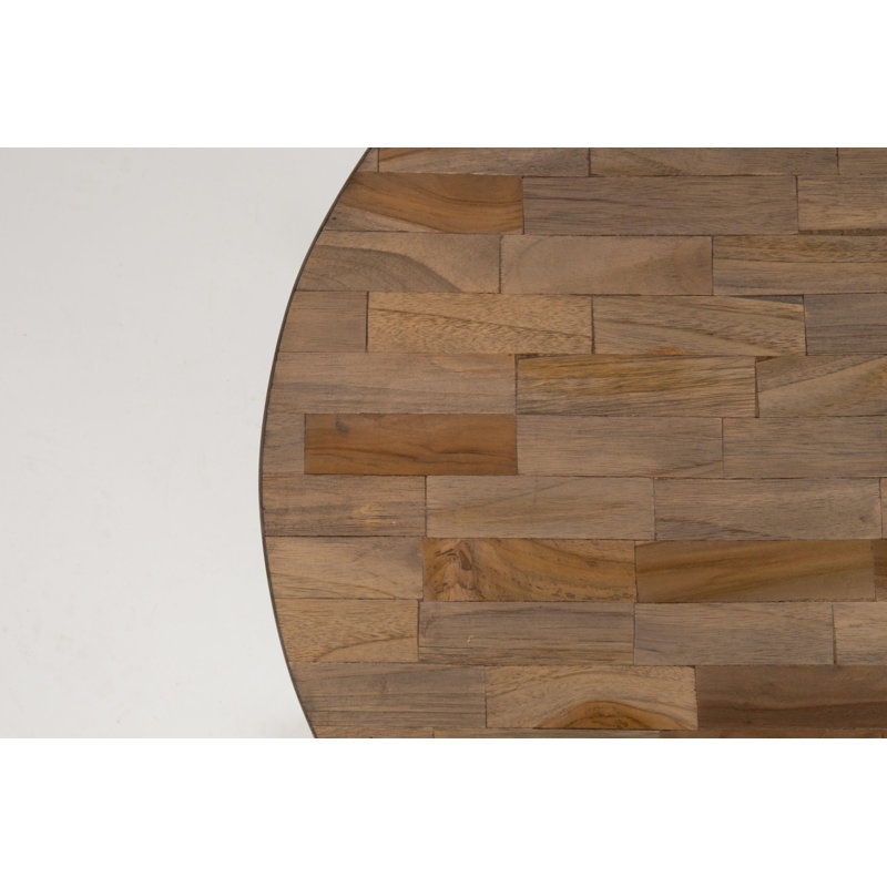 Table basse à 3 pieds Suri, H 13 po x L 29 po x l 29 po, Naturel