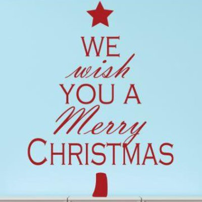 Décalcomanie murale joyeux de noël