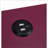 Burgundy Coffee Table with Built-in USB Port &amp; Modern X-Leg, Storage Drawer for Living Room