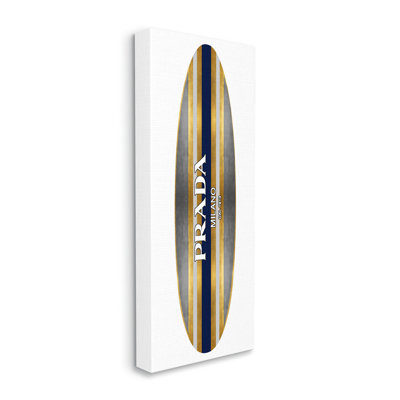 Planche de surf rayée Glam