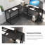 L-Shaped Metal Base Writing Desk-1425297130
