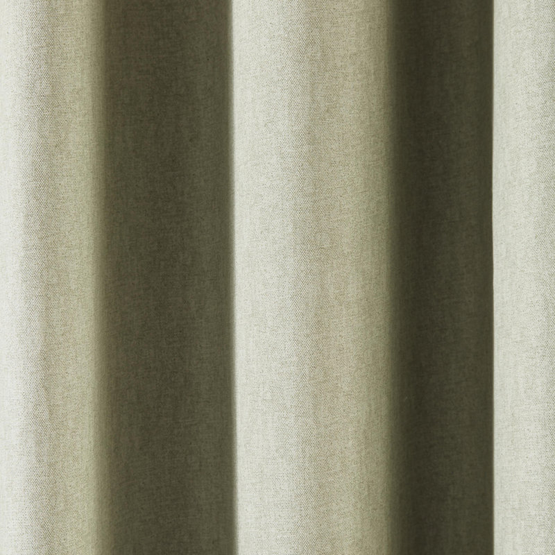 Blackout Curtain Pair, Width 229 x Drop 137 cm, Green