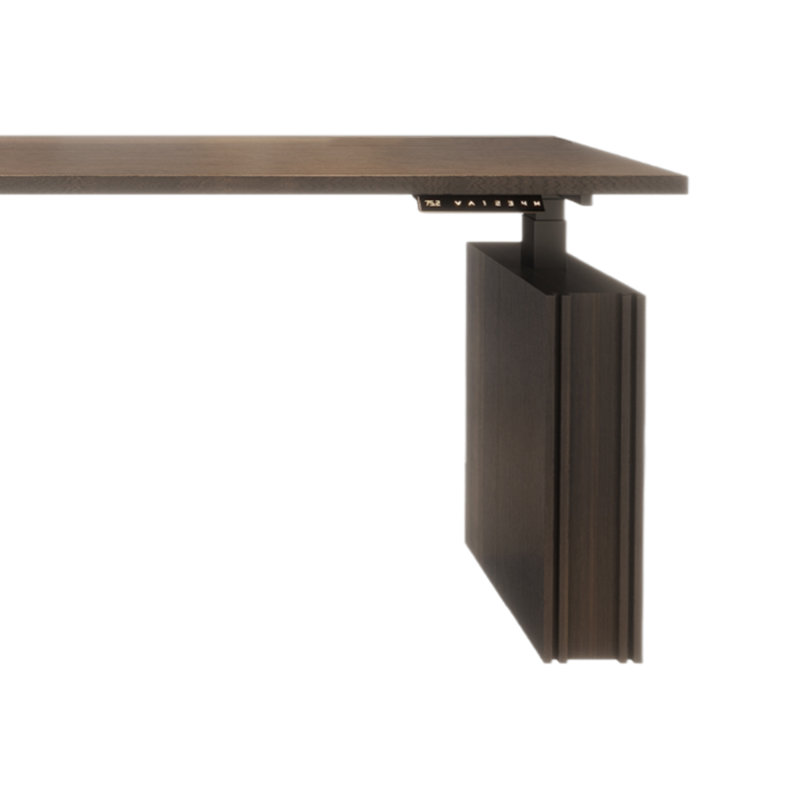 Blanchet Desk, Tan, 53.94" H x 86.61" W x 31.5" D