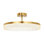 1 - Lustre tambour léger à DEL avec accents de cristal Belgrave