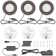 Inlight 2.75" Wide 3000K Dimmable LED Puck Lights Kit, Plug-in Installation
