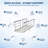 Heavy-Duty Wheelchair Ramp with Handrails - 1200 lb Capacity Mobility Access Ramp - 6 ft (72 in) x 38.7 in W x 34 in H - Bracket + Black Protective Cover-135110304