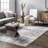 Whitney Faded Abstract Performance Light Gray Rug-919515106