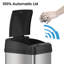 Poubelle à capteur de mouvements en acier inoxydable sans contact 13 gallons Acute Touchless