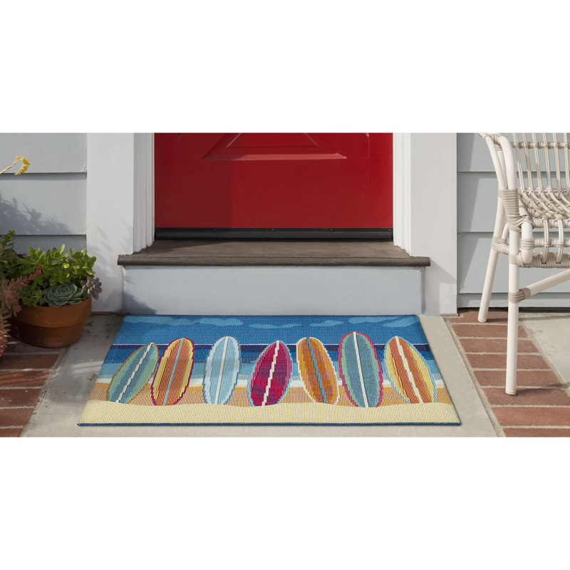 Thomasina Synthetic Non-Skid Kitchen Mat, Rectangle 2' x 2'10"