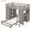 Bunk Bed With LED Light And USB Ports-1800366325