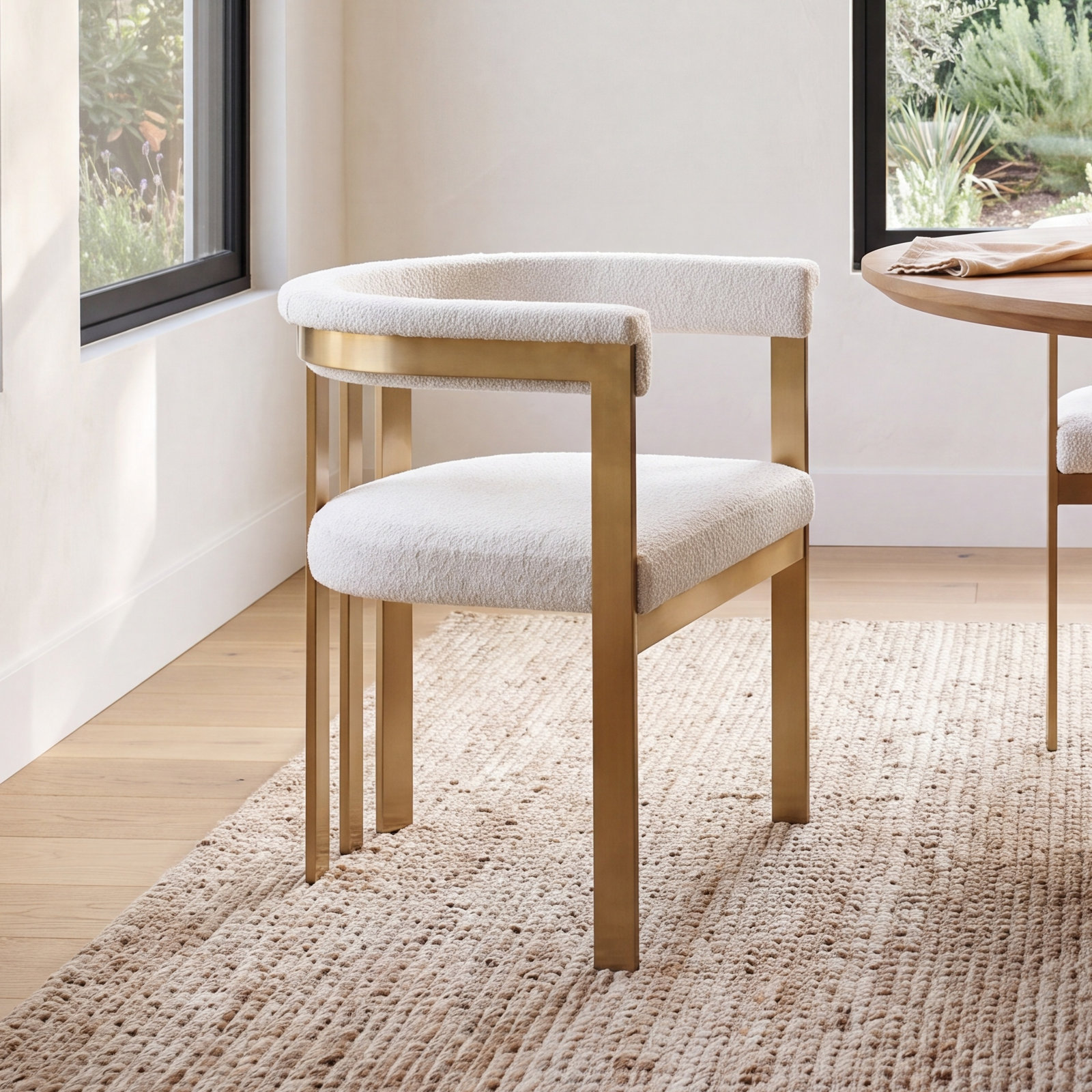 Peppa Dining Armchair, Beige