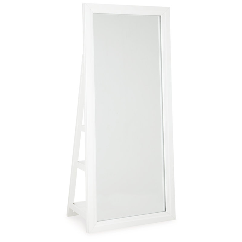 Miroir sur pied Hilbert, Blanc