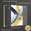 "Abstract Lines", art mural encadré en aluminium-2038498348-2038498349