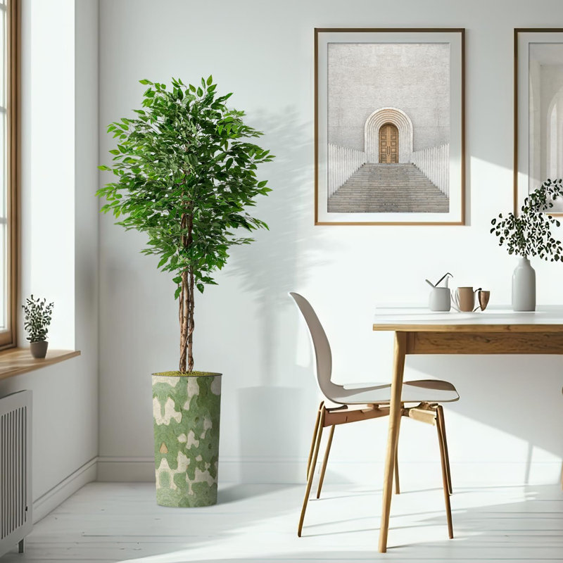 75 plantes, Vert abstrait