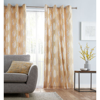 Stockholm Eyelet Room Darkening Curtains