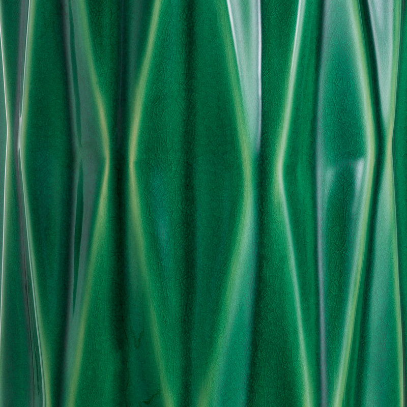 Table Lamp Amarello Green Ceramic Incl Shade