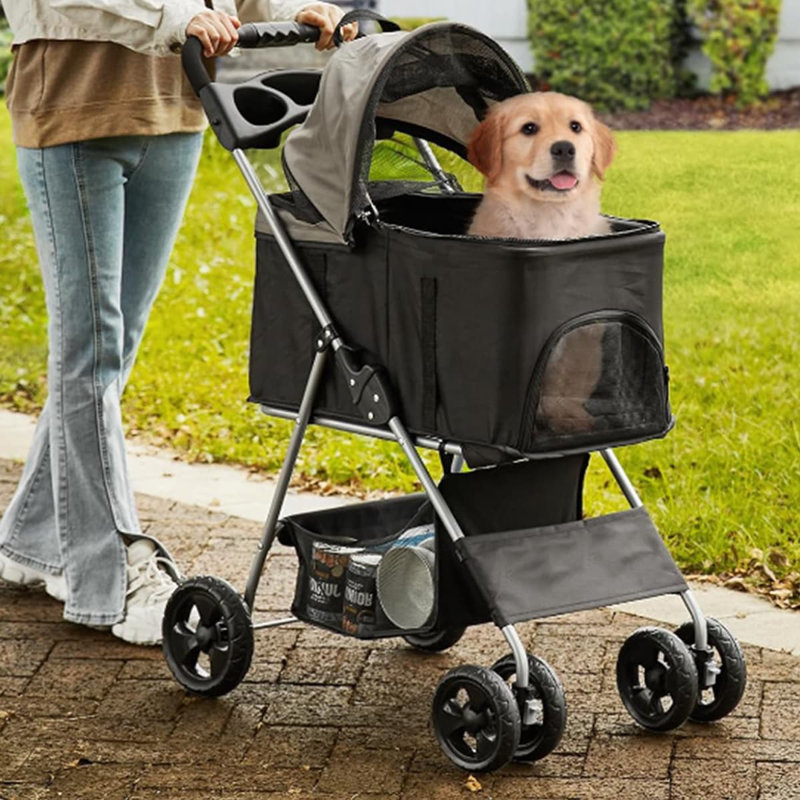 Poussette pliable standard pour animal de compagnie