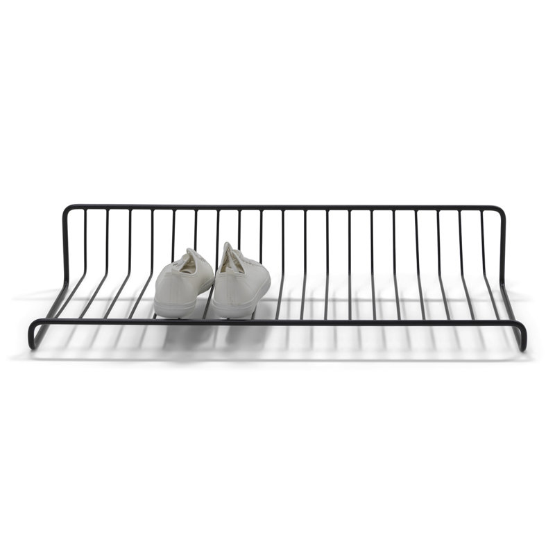 FINO 3 Pair Shoe Rack, Black