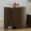 Table basse ronde en pierre supercristalline