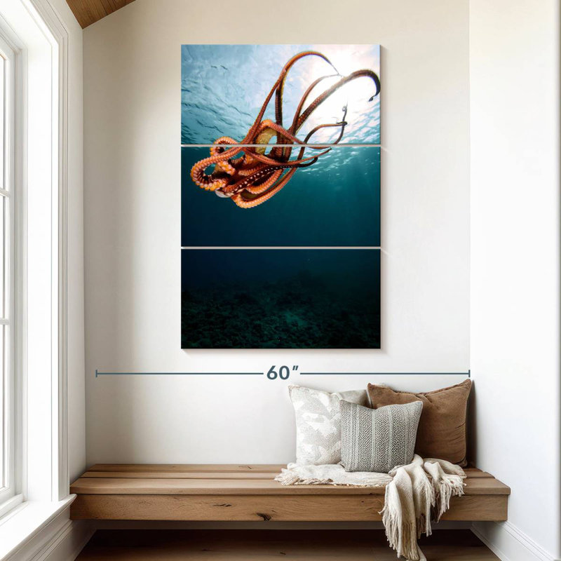 Brampt Diving Octopus, 38" H x 24" W