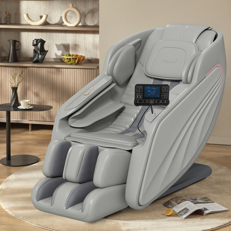 Fauteuil de massage 4d Sl-rail Zero Gravity, Argent argent