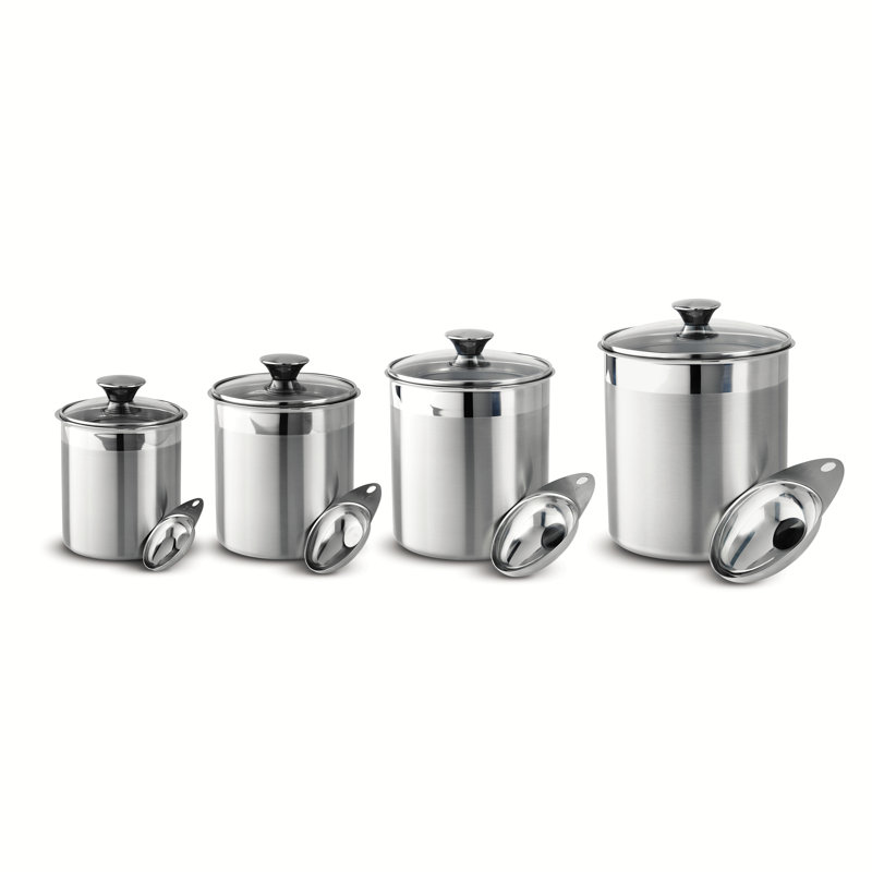 Tramontina Gourmet 8 Piece Kitchen Canister Set