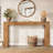 63" Solid Wood Console Table, Farmhouse Sofa Table Behind Couch For Entryway, Living Room, Foyer