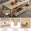 Table de salon rectangulaire en bois Zyare-9606618