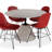 Broadway Round Outdoor Dining Table ,-1024262275