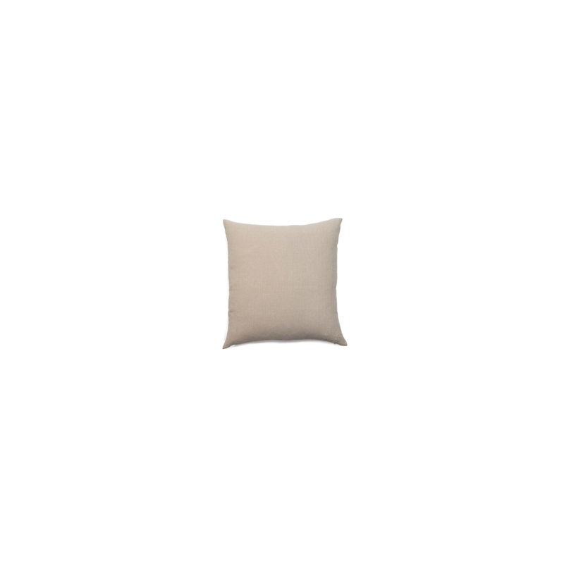 Coussin décoratif simple réversible, Graine de lin, Carré 22 po