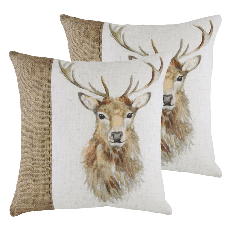 White Square Cushion