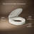 Hyten Elevated Quiet-Close Round-Front Toilet Seat-114555089
