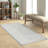 Performance Ornate Traditional Vintage Blue/Gray/Ivory Waterproof Rug-2068495004