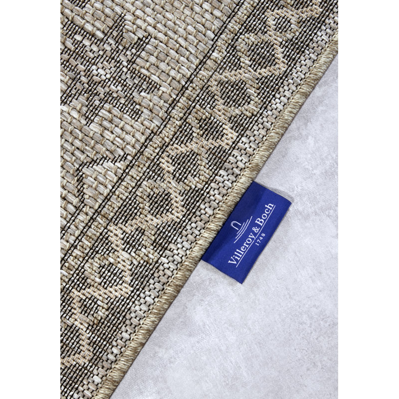 Kollektion 1836 Southwestern Machine Woven Brown Area Rug, Rectangle 155 x 230cm