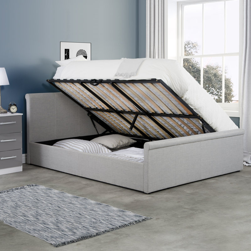 Farren Upholstered Ottoman Bed, Double (4'6)