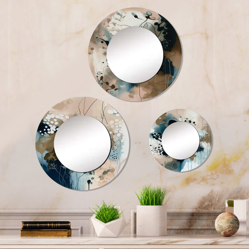 Dierra Metal Round Mirror